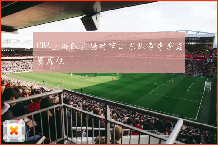 CBA上海队主场对阵山东队争夺季后赛席位